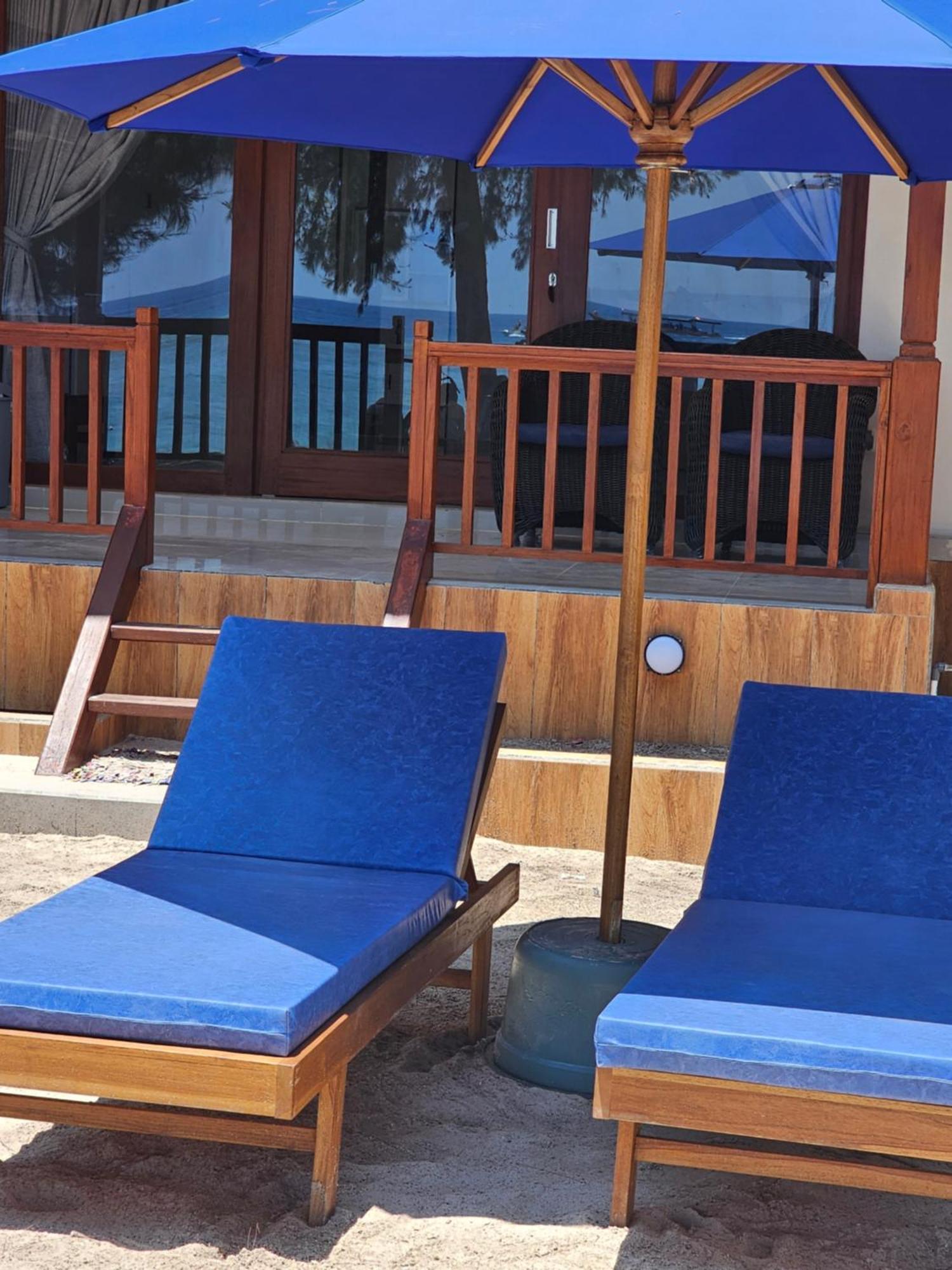 Bluecoral Bungalows Gili Meno Exteriör bild